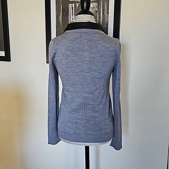 Milly gray sweater sz M - Picture 3 of 15